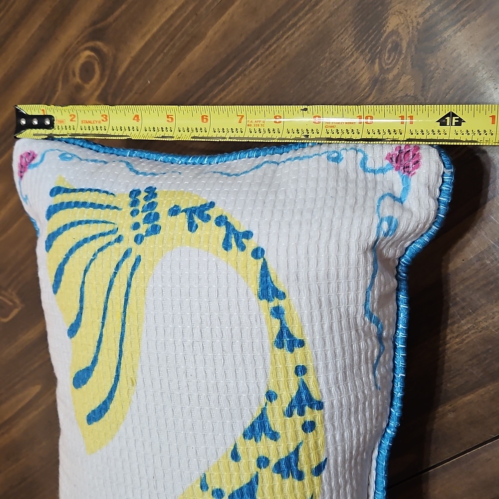 Anthropologie Multicolor Mermaid Accent Pillow - Picture 11 of 11